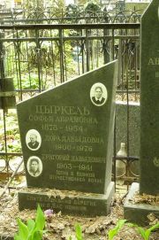Цыркель Софья Абрамовна, Москва, Востряковское кладбище